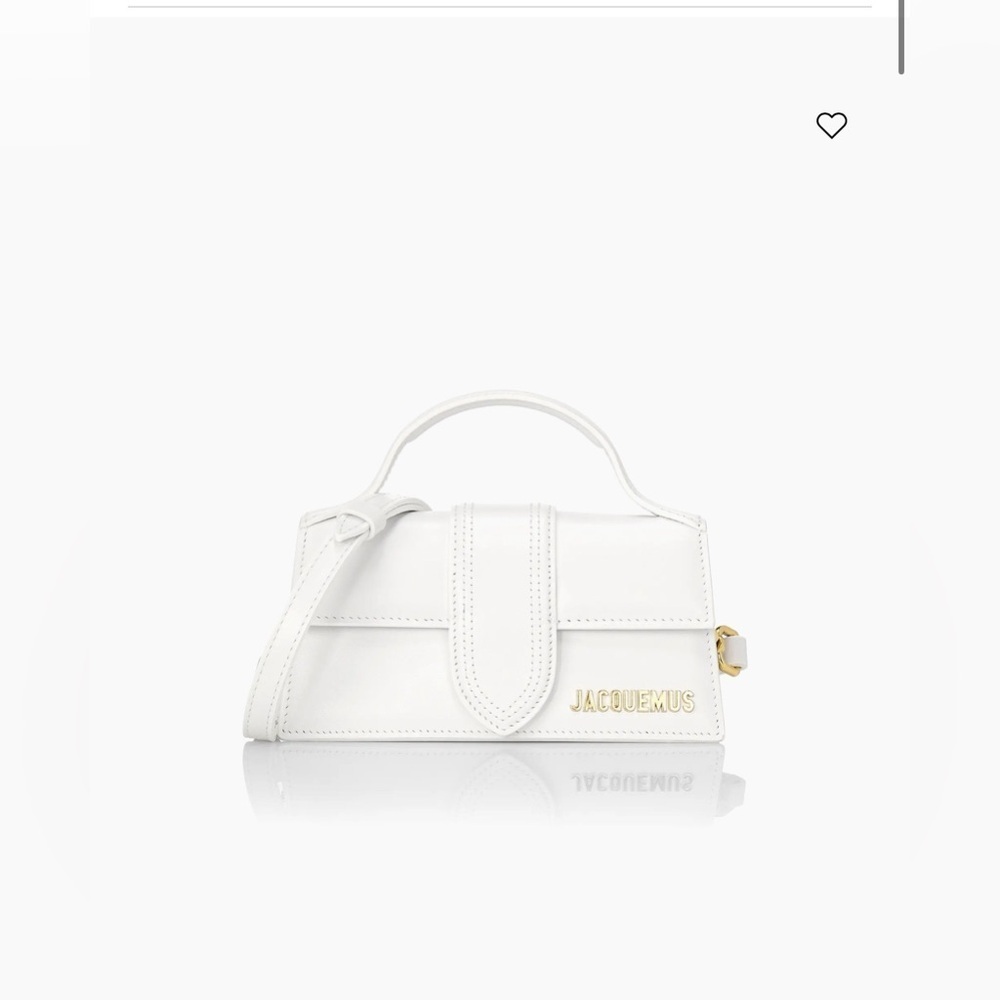 NWT Jacquemus Le Bambino Leather Top-Handle Bag